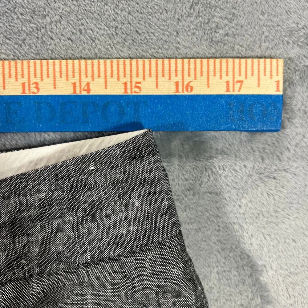 BANANA‎ REPUBLIC Jackson Fit Pants Womens 6 Grey Good 100 Linen Summer 2011